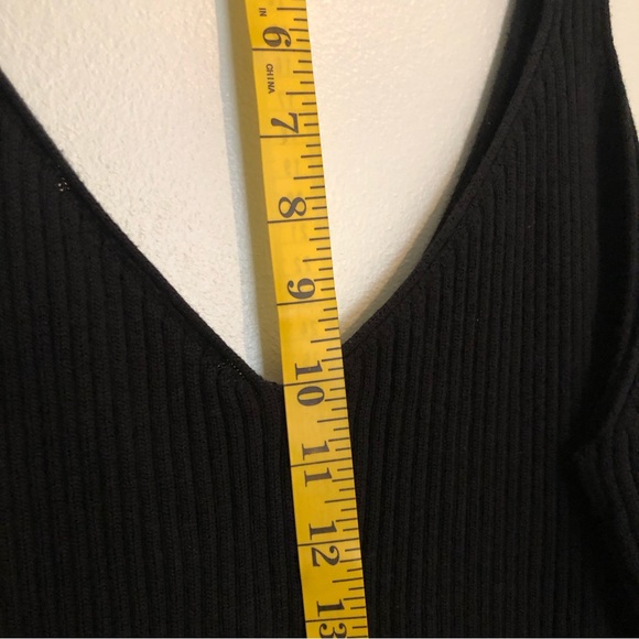Ashley Stewart Black Ribbed Tank Top, size 4X - Picture 6 of 6